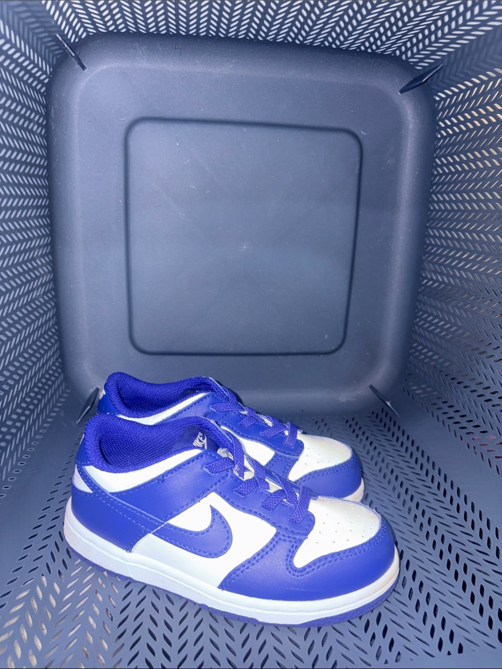 Nike Kids Low-Top Sneakers in blue and White